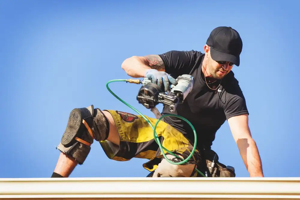 Strong Arm Roofing project — job site