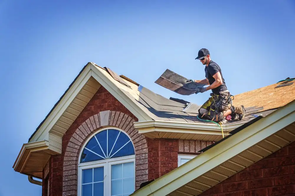 Strong Arm Roofing project — job site