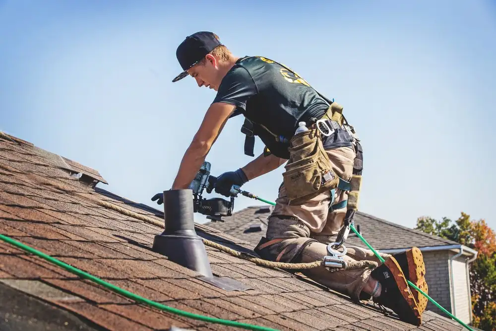 Strong Arm Roofing project — job site