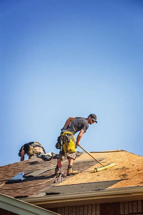 Strong Arm Roofing project — roof detail